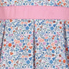 Little Girls Party Dress - Blue Florals