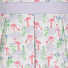 Little Girls Party Dress - Pink Flamingos
